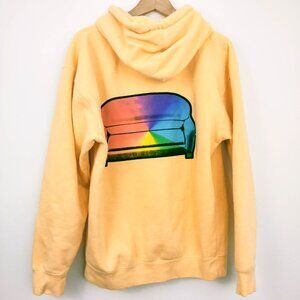Brockhampton Iridescence Couch Yellow Hoodie Sweatshirt Medium